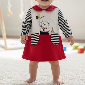 Michaels Red and Pink Baby Dress